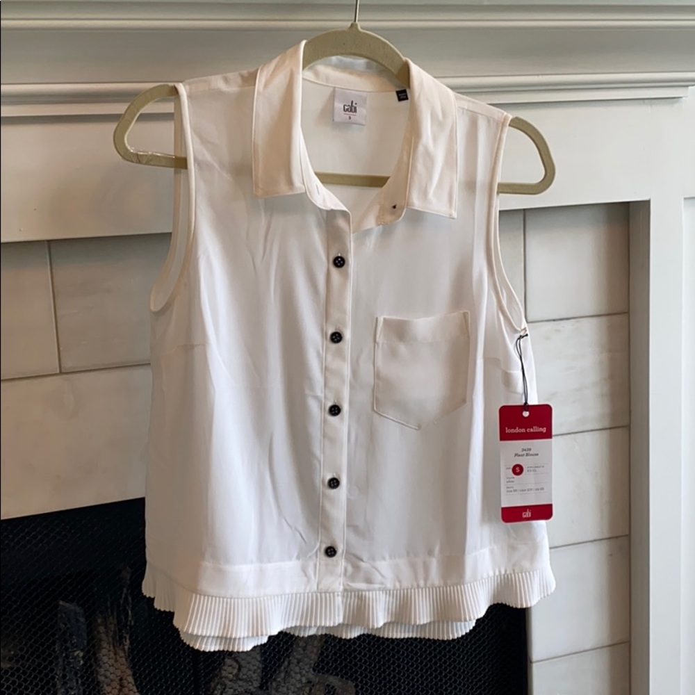Cabi Pleat blouse